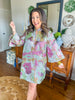Brianna Cannon Caftan in Splash of Spring Metallic