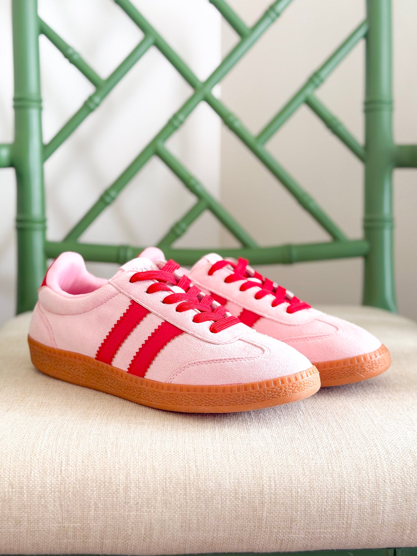 Corkys | Heads Up Sneakers in Red/Pink
