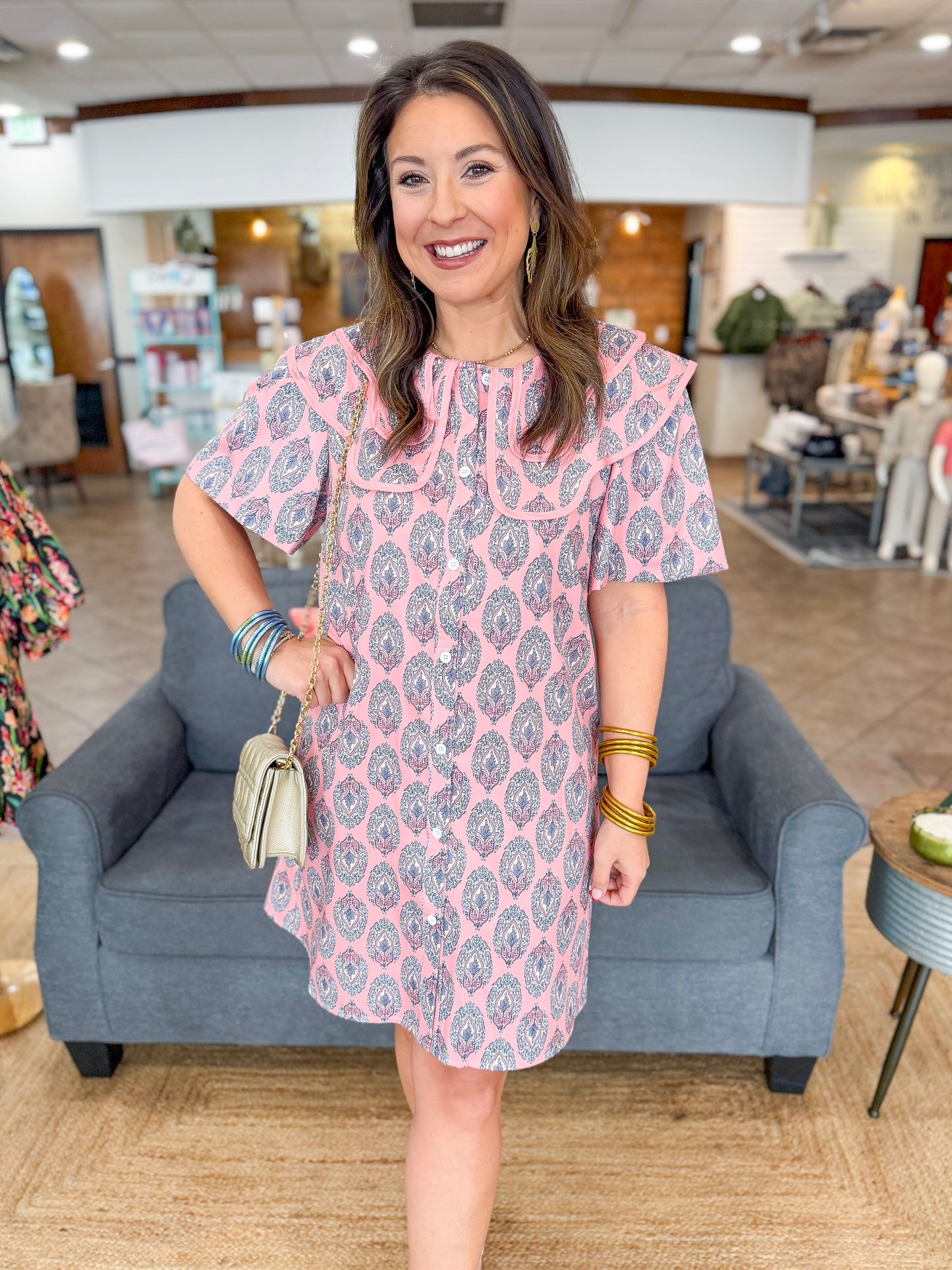 Blushing Details Dress