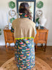 Caryn Lawn | Caryn Shaw in Khaki/Lime