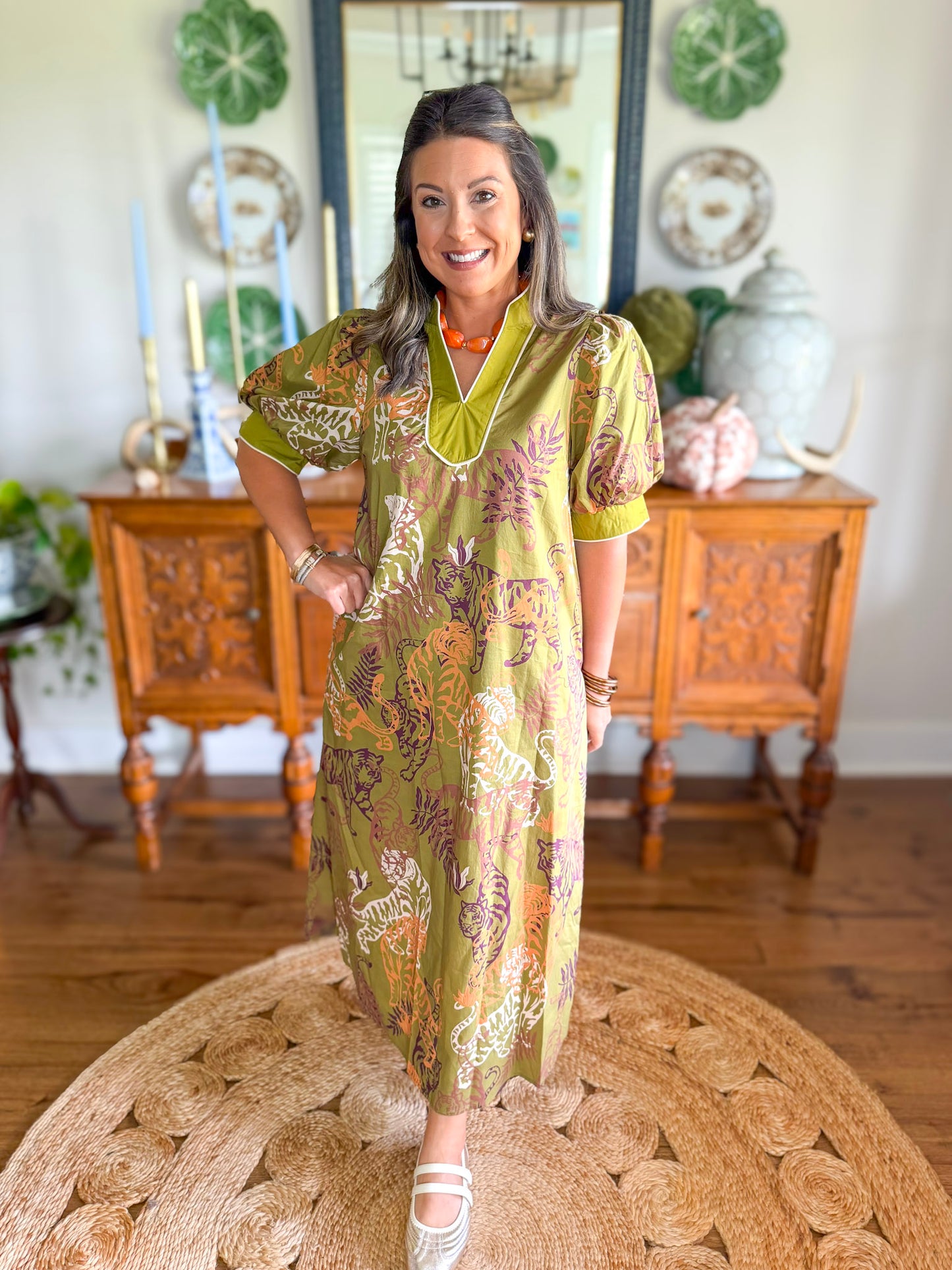 Tiger Tale Maxi Dress