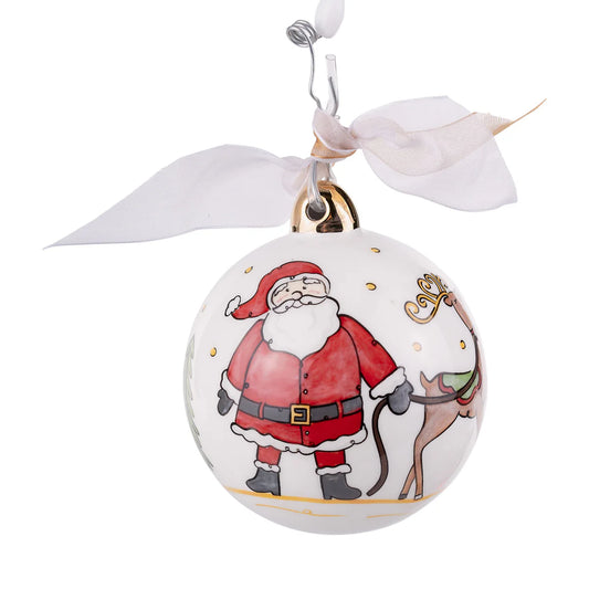 Santa Sleigh Ornament