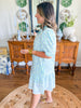 Mary Square | Natalia Dress in Mosaic Charm Blue