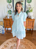 Mary Square | Natalia Dress in Mosaic Charm Blue