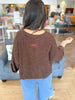 Espresso Knit Top in Brown