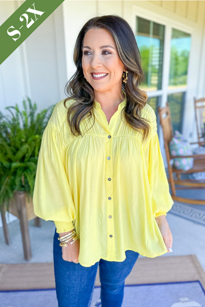 Shades Of Summer Top In Yellow
