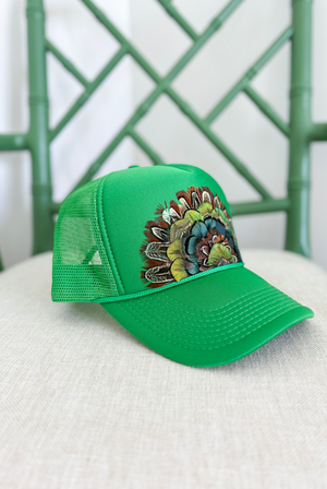 Tiffany Feather Trucker Hat