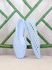 The Amalfi Jelly Flats in Light Blue