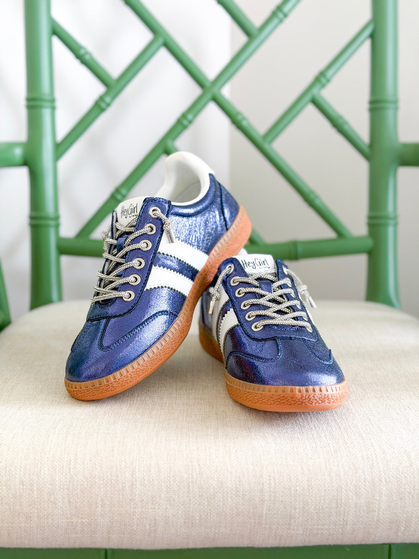 Corkys | Heads Up Sneakers in Navy Metallic