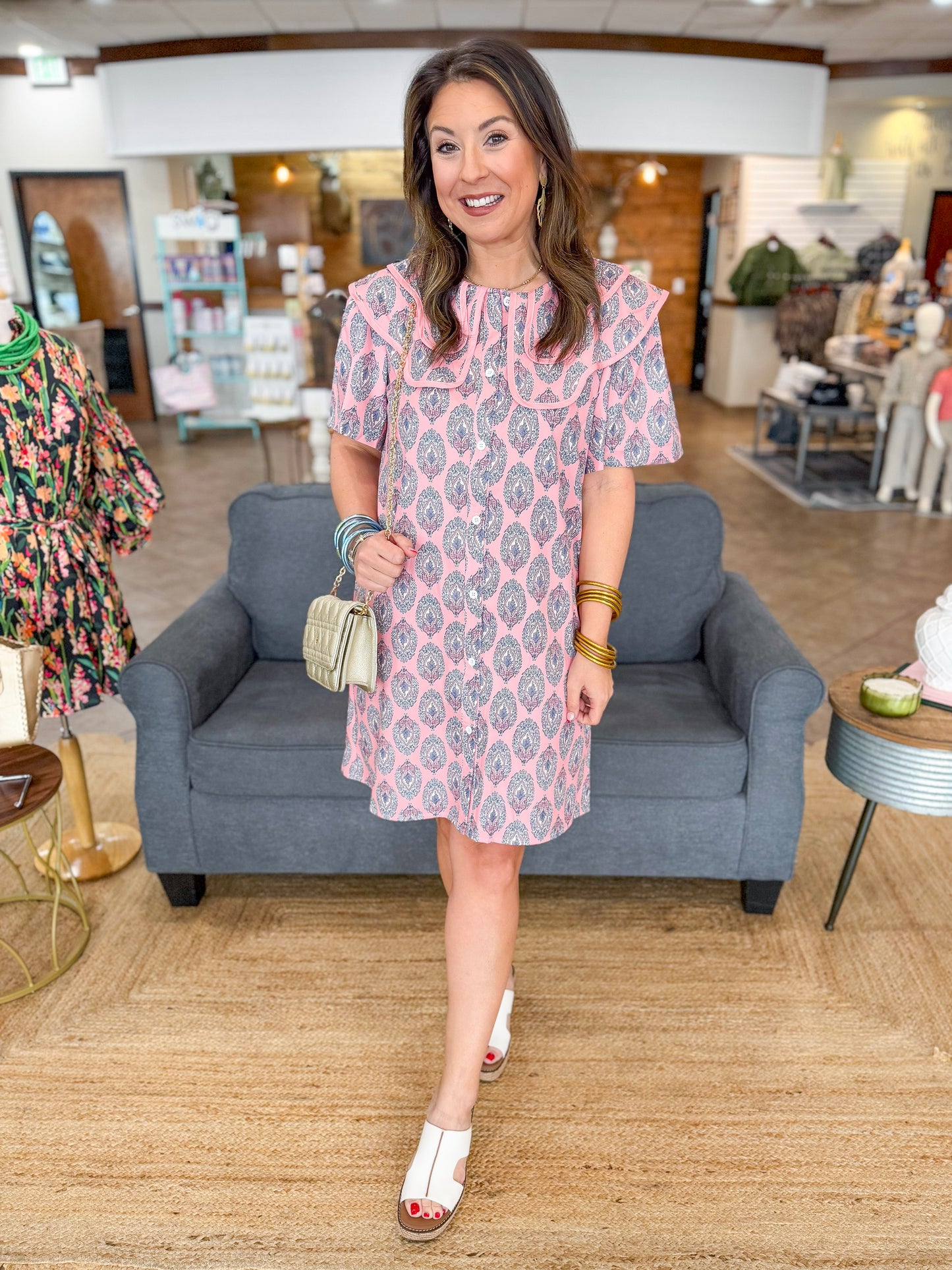 Blushing Details Dress