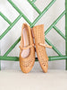 Susan Woven Mary Jane Flat in Camel