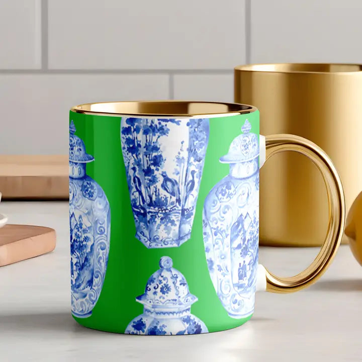 Green Ginger Jar Mug