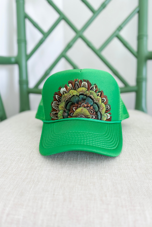 Tiffany Feather Trucker Hat