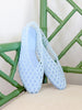 The Amalfi Jelly Flats in Light Blue