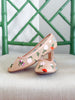 Floral Mesh Embroidered Ballet Flats