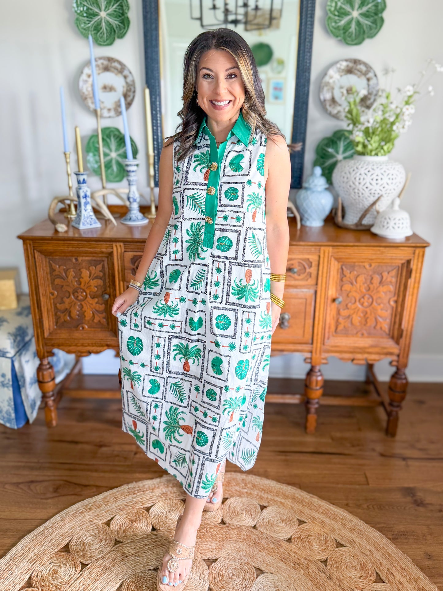 Coastal Canopy Midi Dress