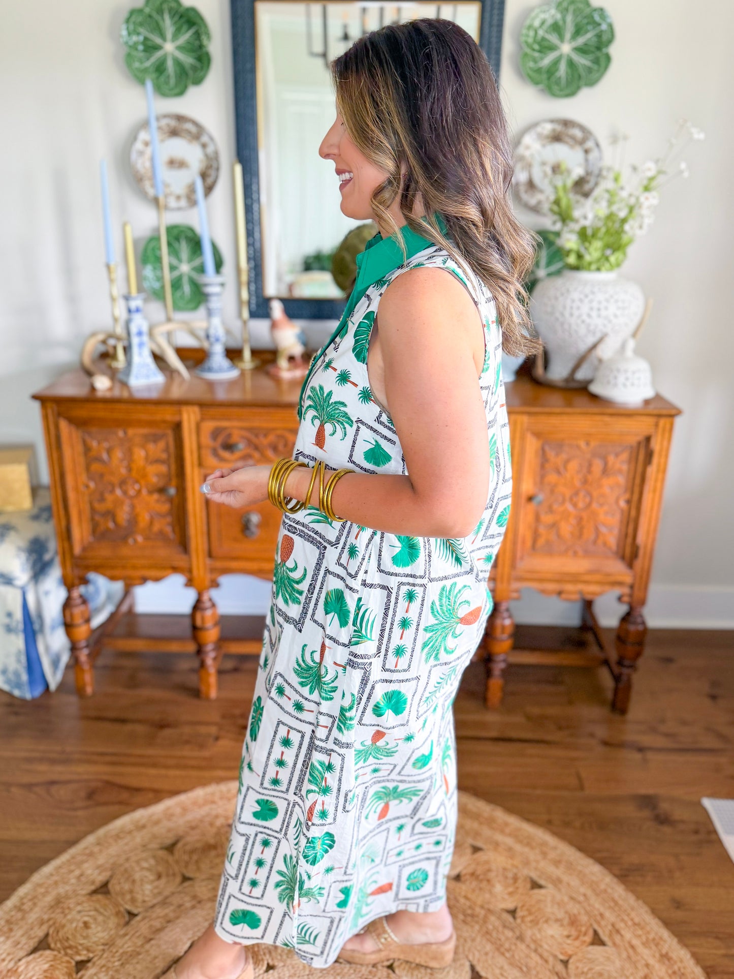 Coastal Canopy Midi Dress