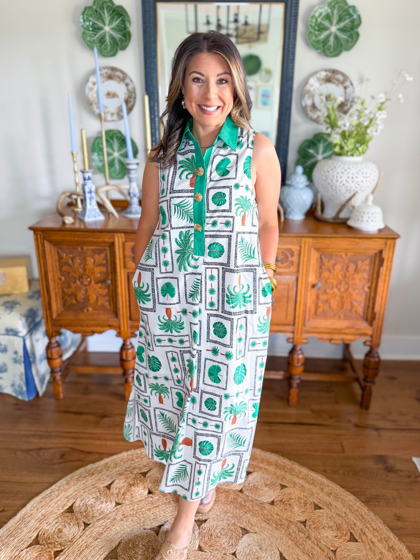 Coastal Canopy Midi Dress