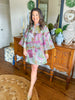 Brianna Cannon Caftan in Splash of Spring Metallic