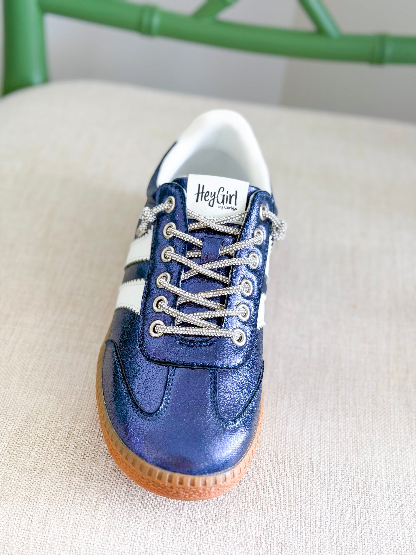 Corkys | Heads Up Sneakers in Navy Metallic