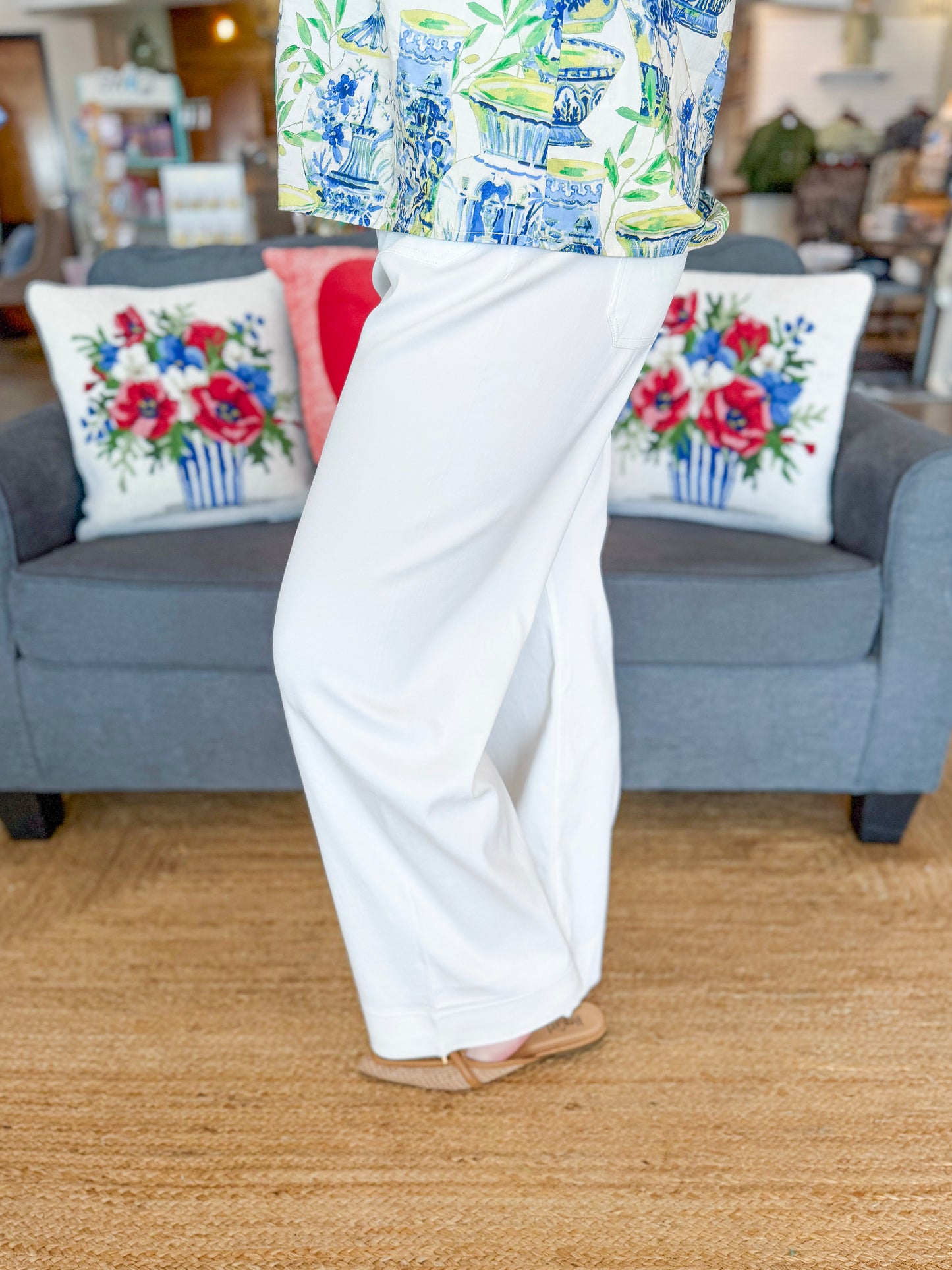 The Sloan Pants in Off White