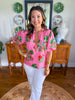 Raya Top in Pink Isles