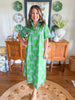 Caryn Lawn | The Georgia Palm Dress in Green
