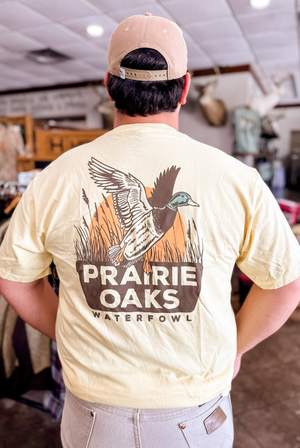 Prairie Oaks Duck Flight Sunrise Tee