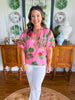Raya Top in Pink Isles