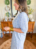 The Azure Garden Midi Dress
