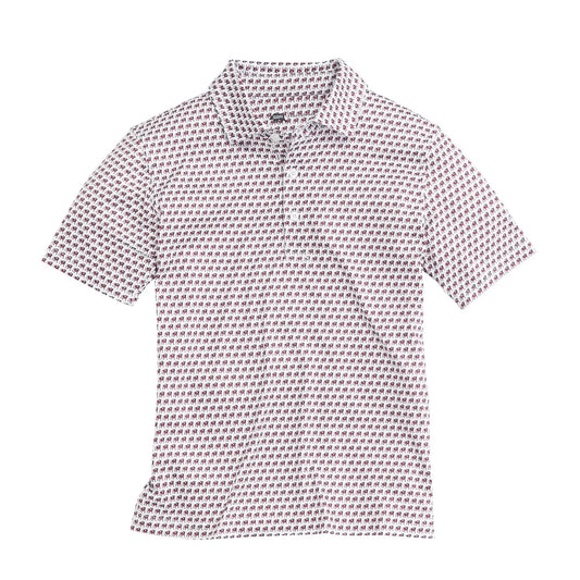 Onward Reserve | UGA Standing Bulldog Printed Polo in White