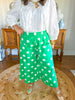 The Timeless Dot Pants in Green
