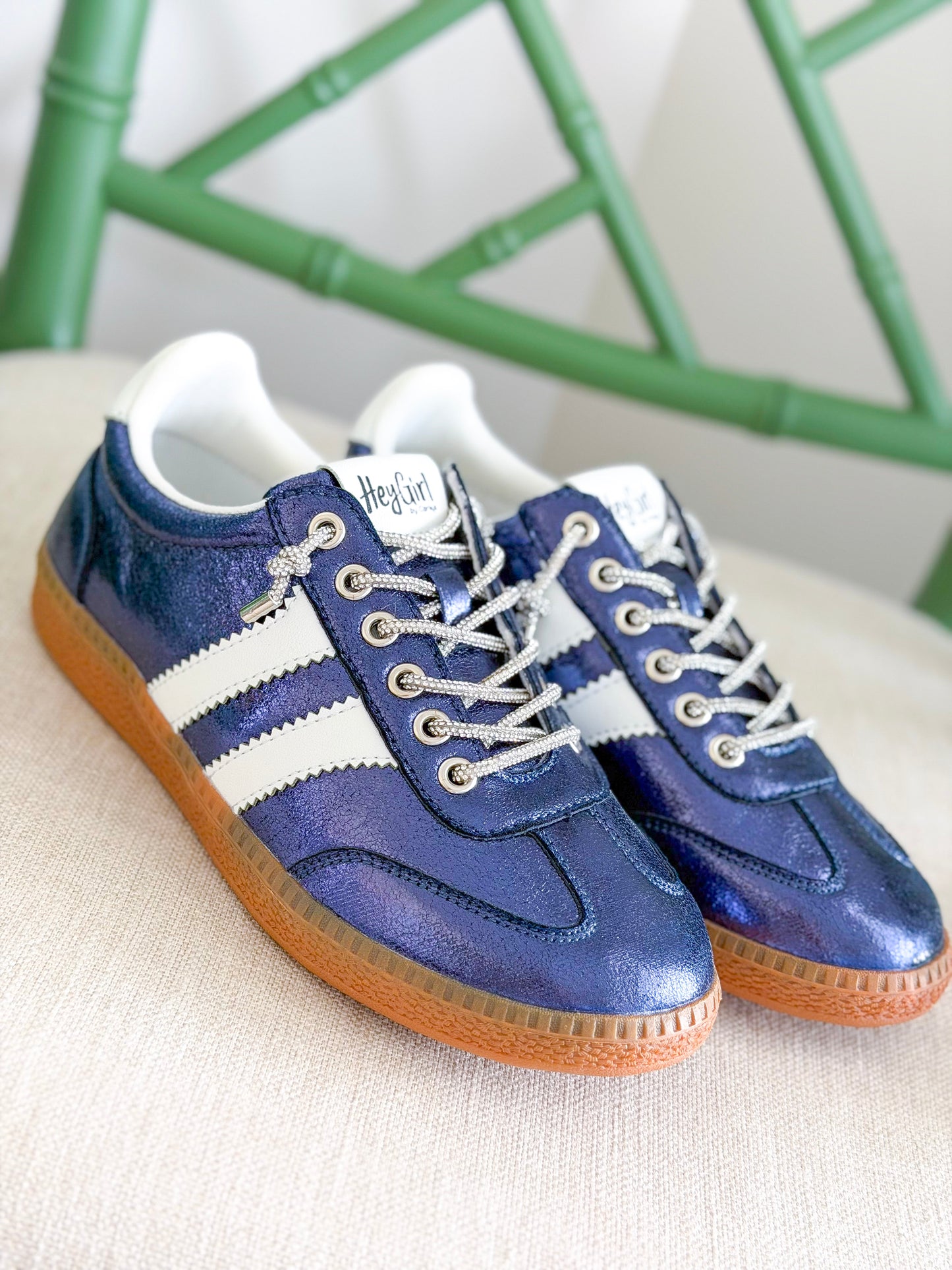 Corkys | Heads Up Sneakers in Navy Metallic