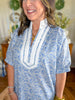 The Azure Garden Midi Dress