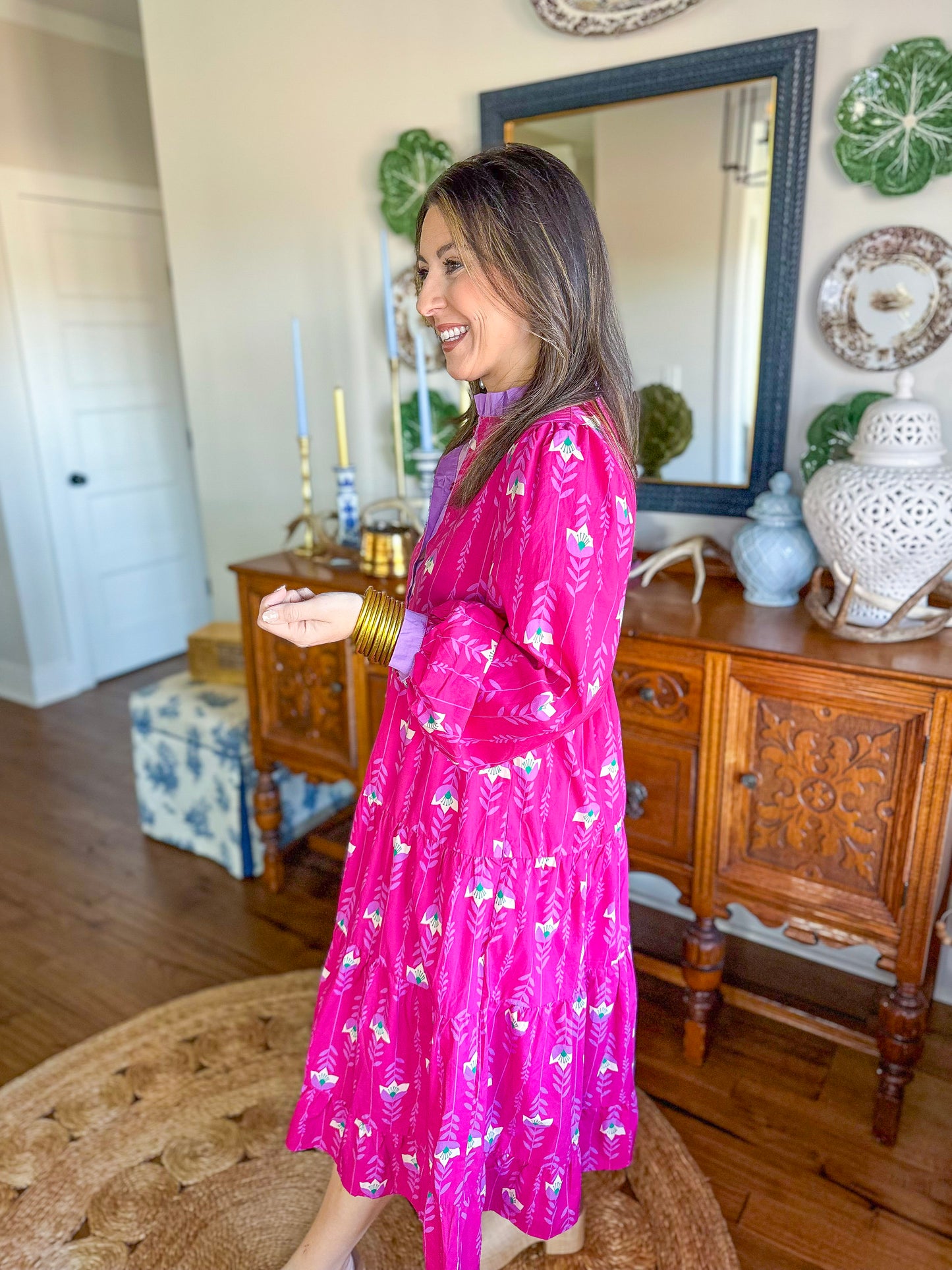 The Azalea Tiered Midi Dress