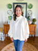 The Madeline Mock Neck Pullover Top