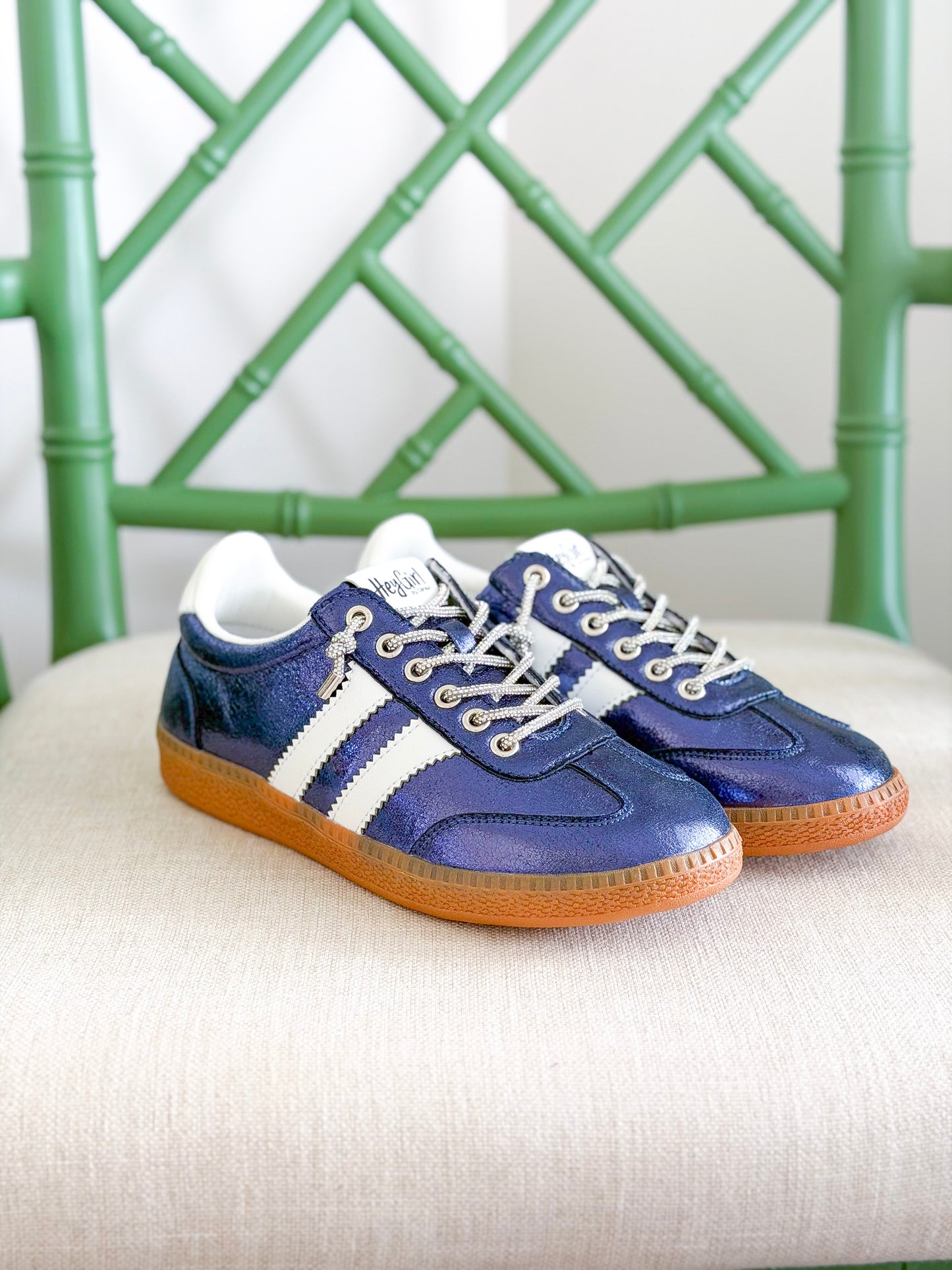 Corkys | Heads Up Sneakers in Navy Metallic