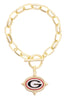 Georgia Bulldogs Logo Intaglio Bracelet