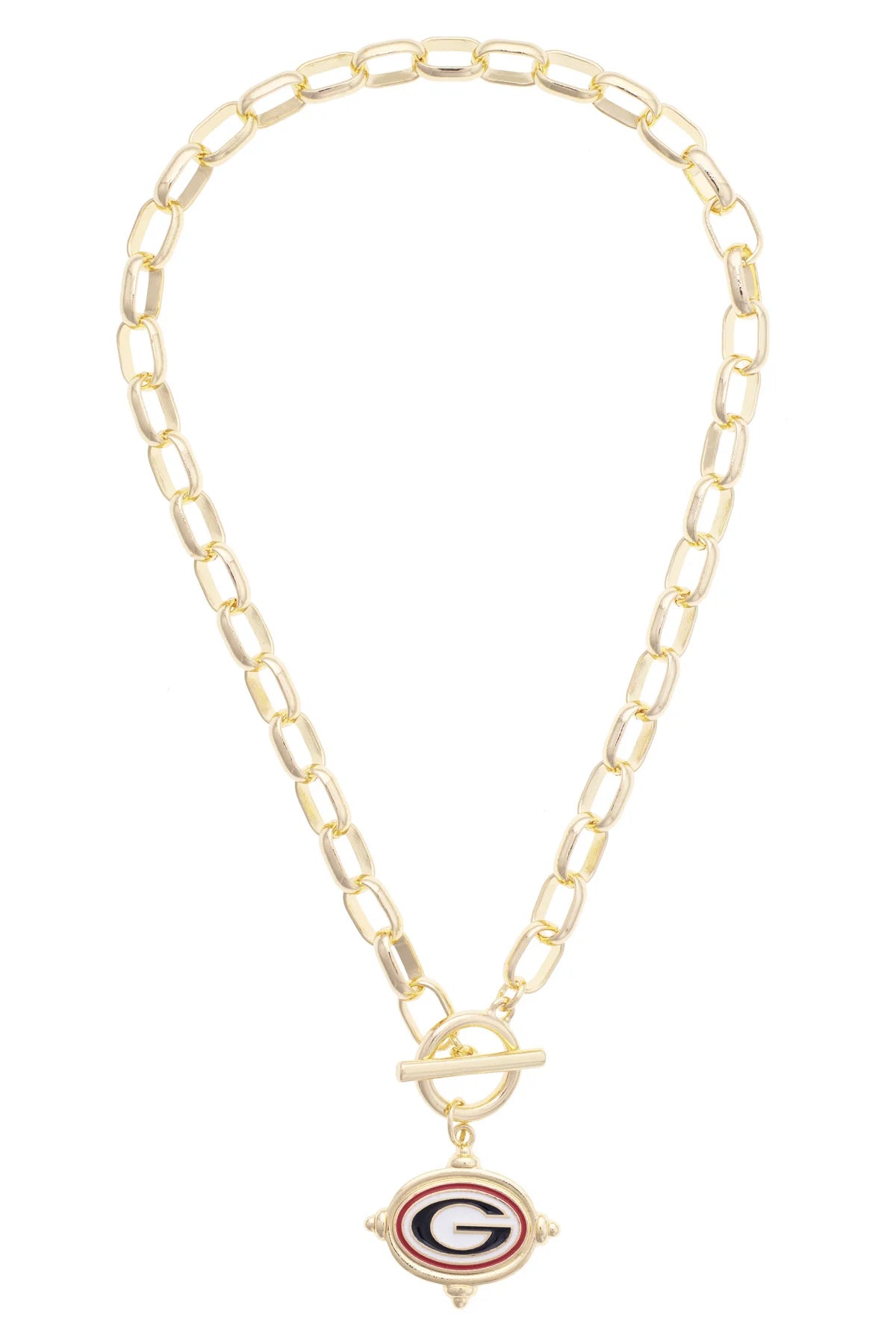 Georgia Bulldogs Logo Intaglio Necklace