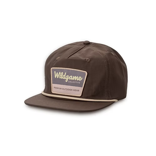 Wildgame Collective | Woven Patch Rope Hat in Brown