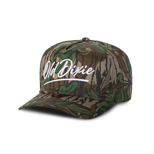 Fieldstone | Old Dixie Greenleaf Script Logo Hat
