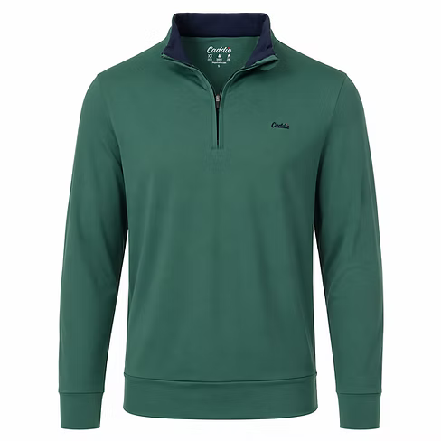 Caddie | Youth Ace Pullover in Green