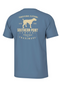 Southern Point THE SOUTHERN SHORT SLEEVE TEE in Captain's Blue