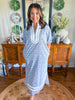 The Azure Garden Midi Dress