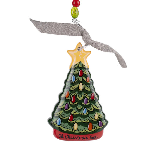 Vintage Christmas Tree Puff Ornament