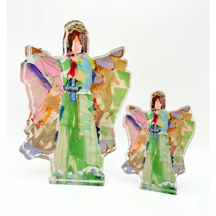 Lauren Dunn Kathleen Acrylic Angel Large, Glory Collection Large