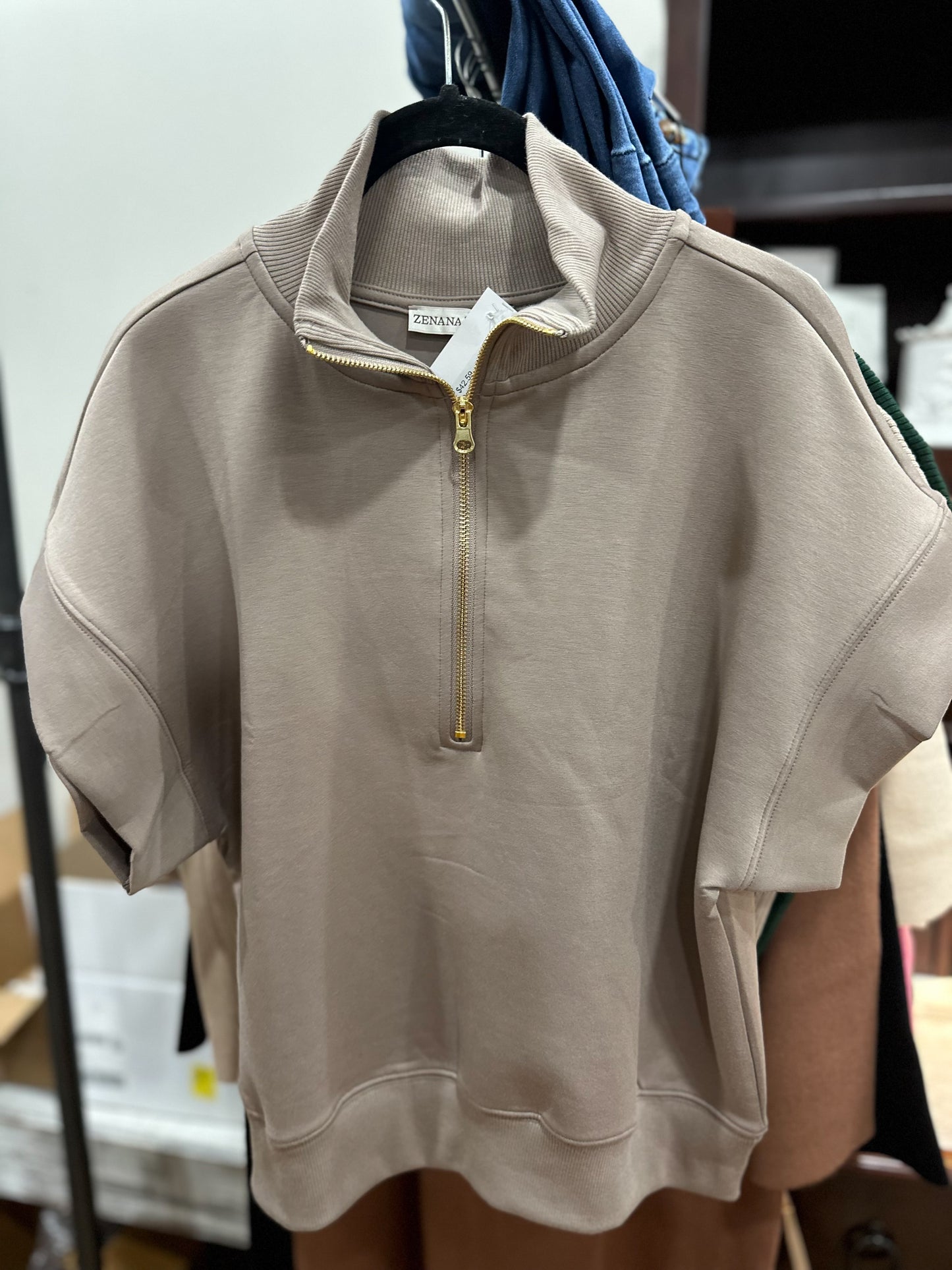 Cozy October Top in Cocoa