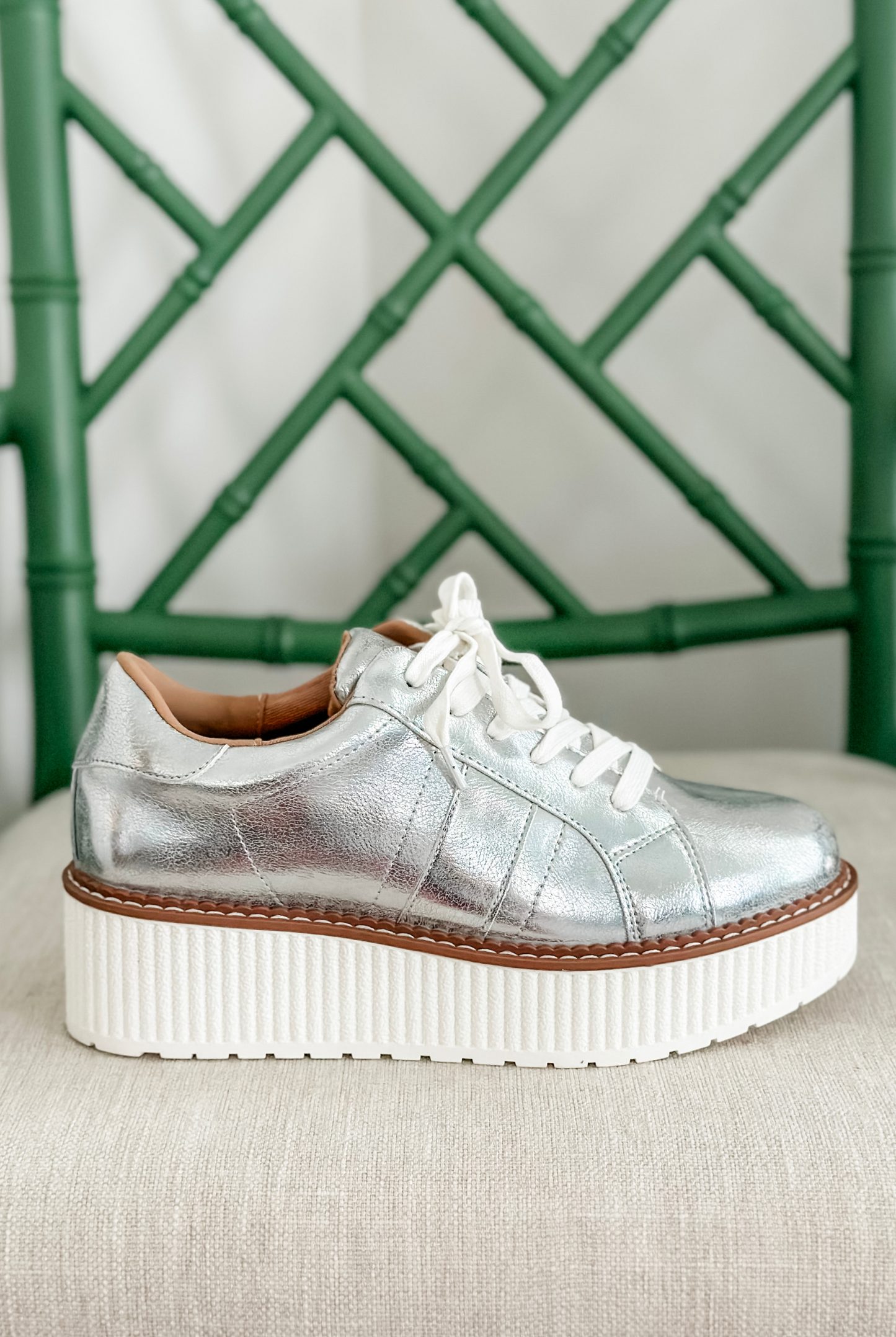 Yellowbox Marcell Platform Sneakers in Silver