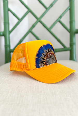 Macy Feather Trucker Hat