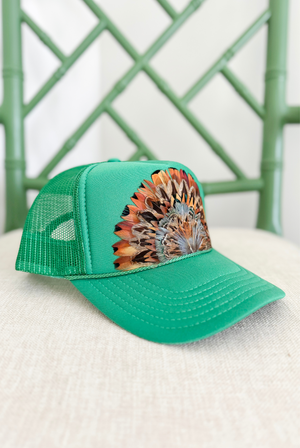 Spruced Feather Trucker Hat